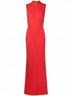 Alexander McQueen draped halterneck dress