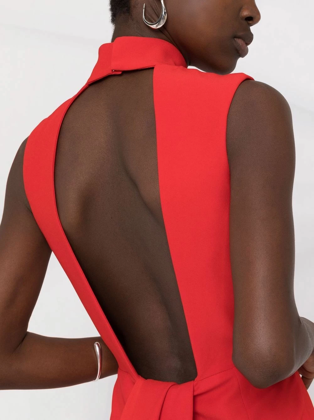 Alexander McQueen Draped halterneck dress 3 Alexander McQueen draped halterneck dress