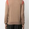 Alexander McQueen Contrast panel fine knit jumper 8 Alexander McQueen contrast-panel fine knit jumper