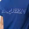 Alexander McQueen Logo embroidered short sleeve T shirt 9 Alexander McQueen logo embroidered short-sleeve T-shirt