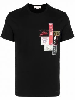 Alexander McQueen Labels stamp-print T-shirt