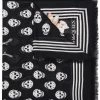 Alexander McQueen skull-print logo scarf