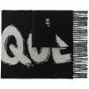 Alexander McQueen graffiti print scarf