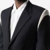 Alexander McQueen panelled wool blazer