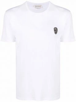 Alexander McQueen skull patch T-shirt
