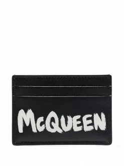Alexander McQueen graffiti card holder