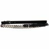 Alexander McQueen chain-link leather belt