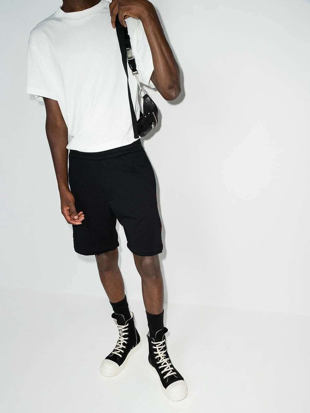 Alexander McQueen Logo tape track pants 5 Alexander McQueen logo tape track pants