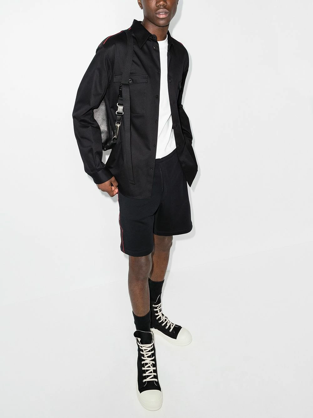 Alexander McQueen Logo tape track pants 2 Alexander McQueen logo tape track pants