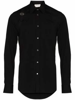 Alexander McQueen harness classic collar shirt