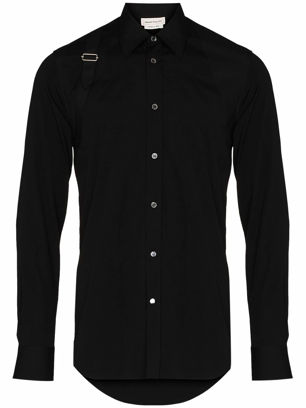 Alexander McQueen Harness classic collar shirt 1 Alexander McQueen harness classic collar shirt