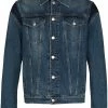 Alexander McQueen logo-embossed denim jacket