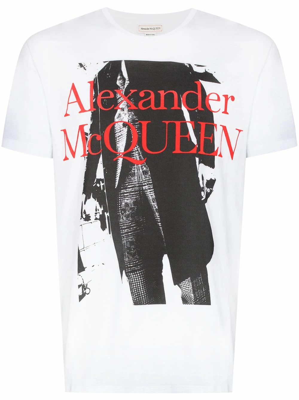 Alexander McQueen Photograph print T shirt 1 Alexander McQueen photograph-print T-shirt