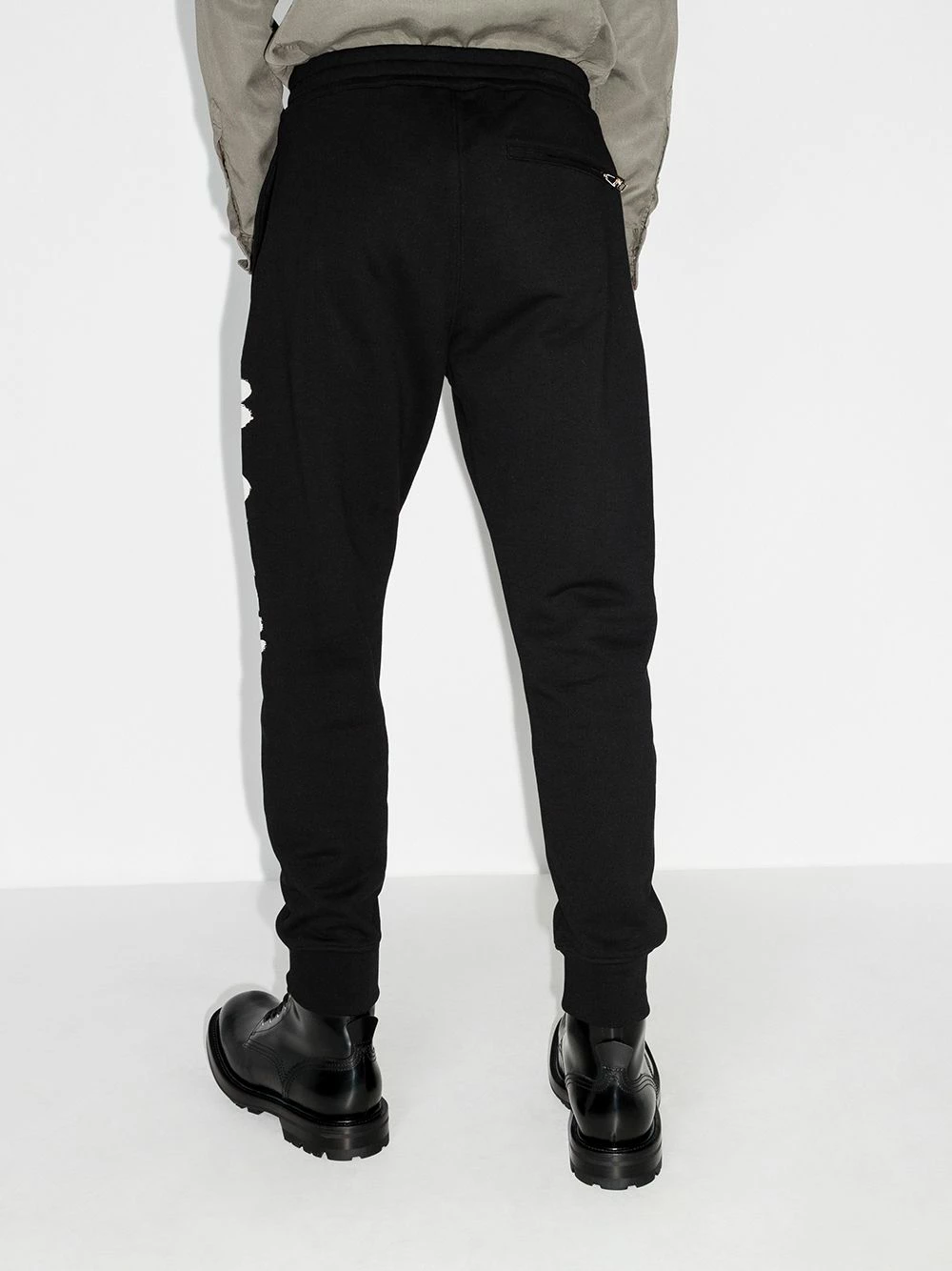 Alexander McQueen Logo graffiti print track pants 3 Alexander McQueen logo graffiti print track pants