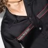 Alexander McQueen logo-tape short-sleeve shirt
