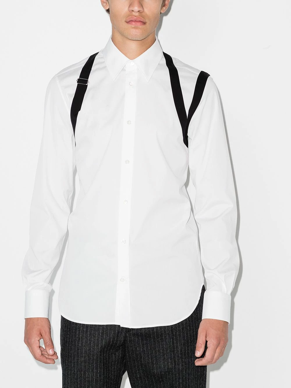 Alexander McQueen Double Harness long sleeve shirt 2 Alexander McQueen Double Harness long-sleeve shirt