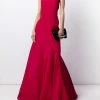 Alexander McQueen one-shoulder silk gown