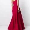 Alexander McQueen one-shoulder silk gown