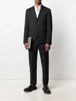 Alexander McQueen pressed-crease tailored trousers