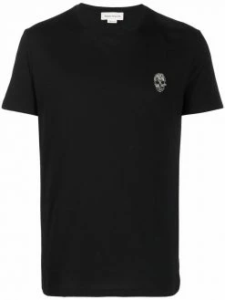 Alexander McQueen skull patch cotton T-shirt