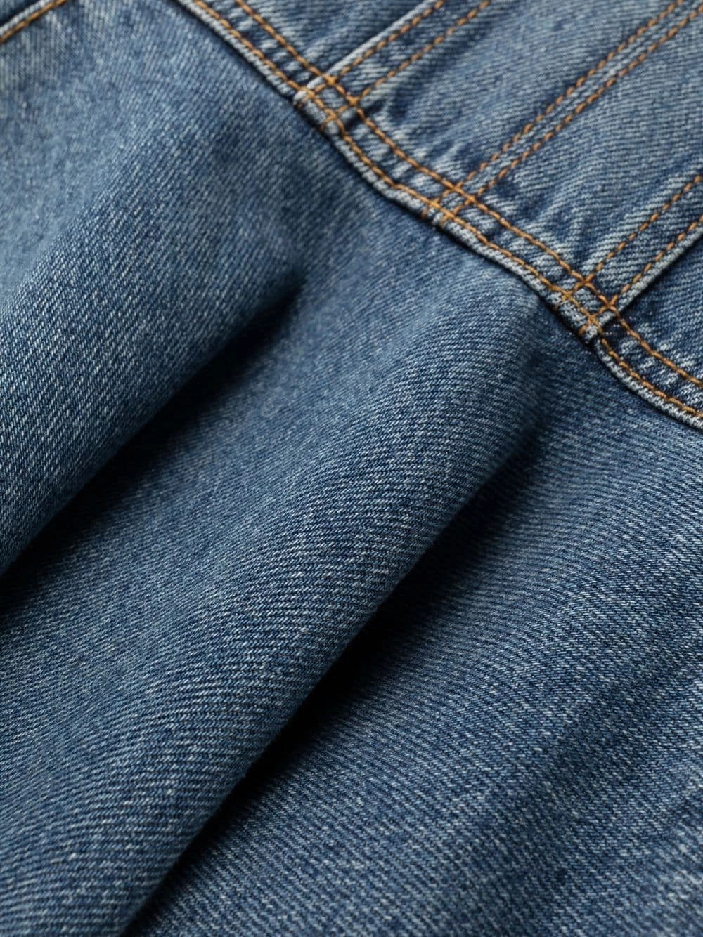 Alexander McQueen Square neck denim dress 7 Alexander McQueen square-neck denim dress