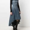 Alexander McQueen Square neck denim dress 9 Alexander McQueen square-neck denim dress