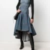 Alexander McQueen Square neck denim dress 8 Alexander McQueen square-neck denim dress