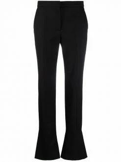 Alexander McQueen ankle-slit cigarette trousers