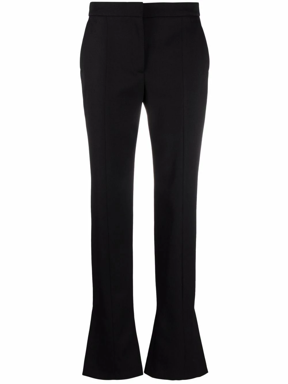 Alexander McQueen Ankle slit cigarette trousers 1 Alexander McQueen ankle-slit cigarette trousers