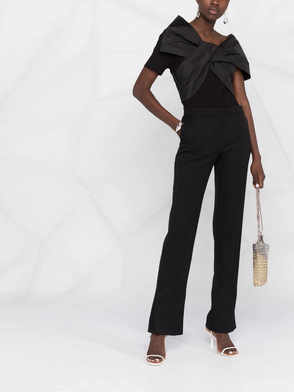Alexander McQueen Ankle slit cigarette trousers 2 Alexander McQueen ankle-slit cigarette trousers