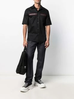 Alexander McQueen contrast-stitch straight-leg jeans