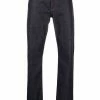 Alexander McQueen contrast-stitch straight-leg jeans