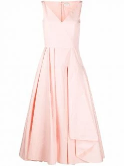 Alexander McQueen V-neck sleeveless dress