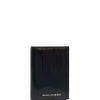 Alexander McQueen textured logo-print cardholder