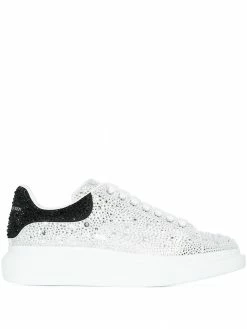 Alexander McQueen Oversized crystal-embellished sneakers