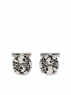 Alexander McQueen skull-embellished cufflinks