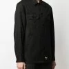 Alexander McQueen Logo patch shirt jacket 7 Alexander McQueen logo-patch shirt jacket