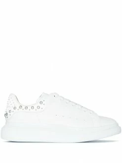 Alexander McQueen Oversize embellished low-top sneakers