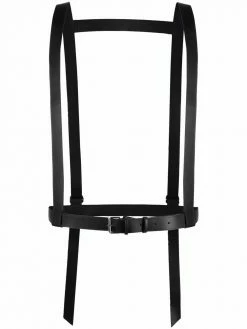 Alexander McQueen leather belted braces