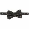 Alexander McQueen skull-jacquard bow tie