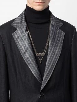 Alexander McQueen skull-embellished layered necklace