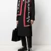 Alexander McQueen logo-intarsia wool scarf