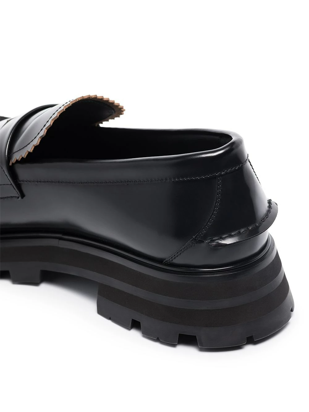 Alexander McQueen Lug sole penny loafers 2 Alexander McQueen lug-sole penny loafers