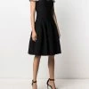 Alexander McQueen off-shoulder flared dress