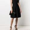Alexander McQueen off-shoulder flared dress