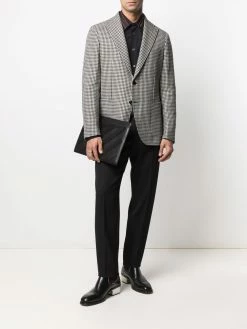 Alexander McQueen logo-tape long-sleeve shirt