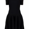 Alexander McQueen off-shoulder skater dress