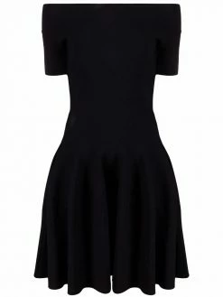 Alexander McQueen off-shoulder skater dress