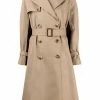 Alexander McQueen Hybrid Graffiti belted trench coat