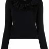 Alexander McQueen ruffle-neck jumper